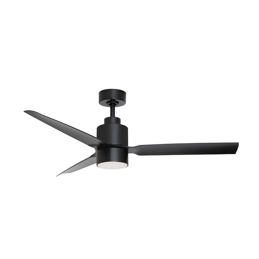 Maxim Lighting Falcon 1 Light Indoor Ceiling Fan, Black - 88708BK