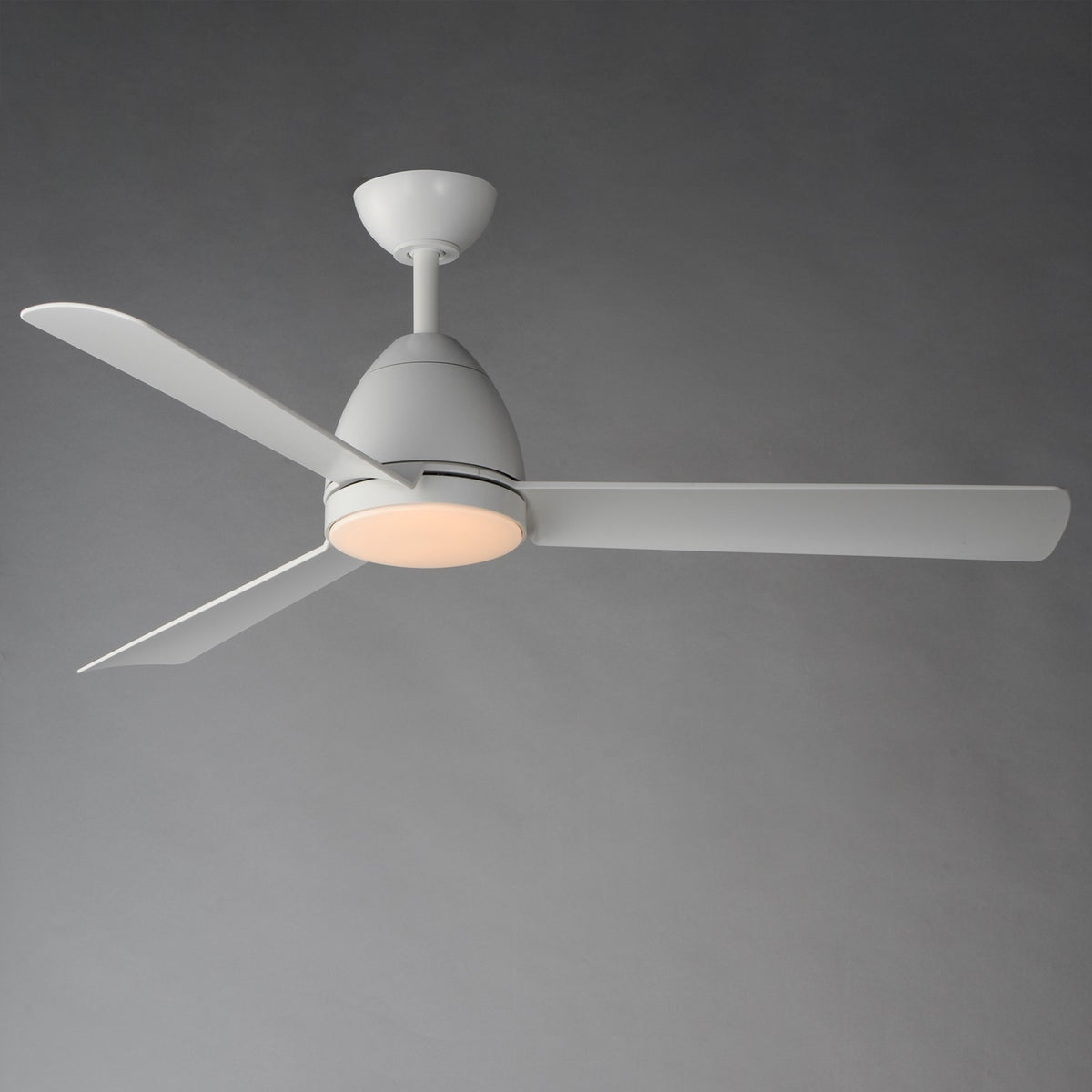 Maxim Lighting Seaborne 1 Light 15" Outdoor Ceiling Fan, Matte White