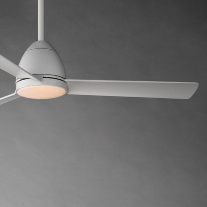 Maxim Lighting Seaborne 1 Light 15" Outdoor Ceiling Fan, Matte White