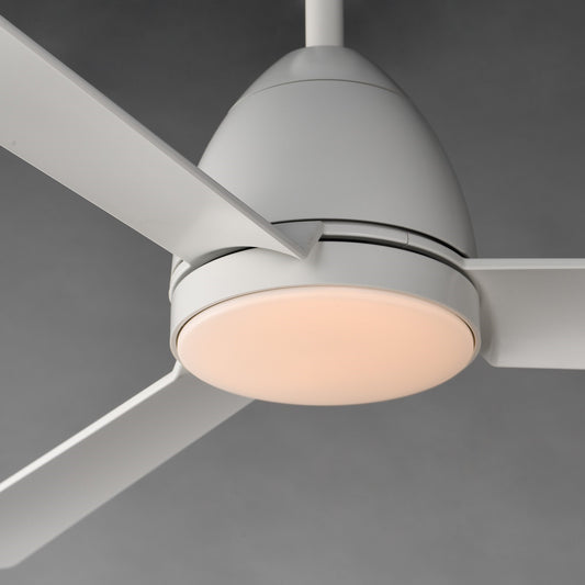 Maxim Lighting Seaborne 1 Light 15" Outdoor Ceiling Fan, Matte White - 88723MW
