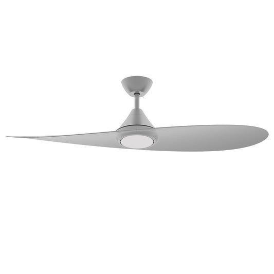 Maxim Surf 56in 2-Blade Marine Grade Ceiling Fan | Coastal Satin Nickel and White PC | Covered Patio & Coastal Living | Model 88742WTSN