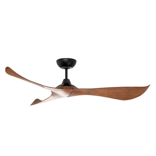 Maxim Lighting Keanu 56" Indoor/Outdoor Ceiling Fan, Black/Walnut