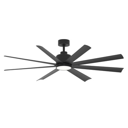 Maxim Lighting Condor 1 Light 14.5" Indoor Ceiling Fan, Black/White - 88767WTBK