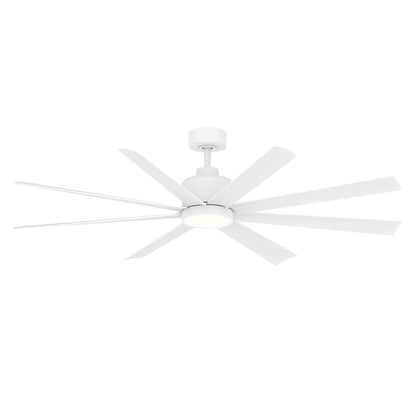 Maxim Lighting Condor 1 Light 14.5" Indoor Ceiling Fan, White/White