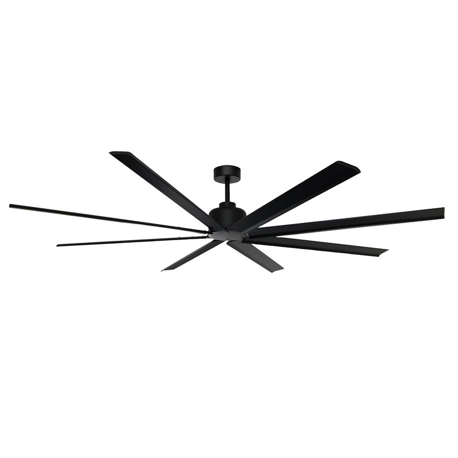 Maxim Lighting Condor 84" 8-Blade Ceiling Fan, Black - 88768BK