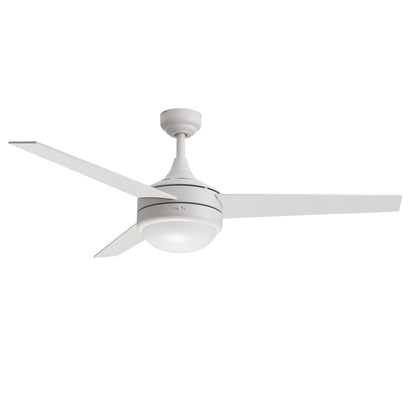 Maxim Lighting Trio 2 Light 17.5" Indoor Ceiling Fan, Matte White - 88783MW