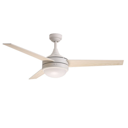 Maxim Lighting Trio 2 Light 17.5" Indoor Ceiling Fan, Matte White