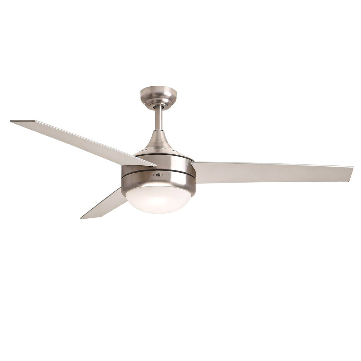 Maxim Lighting Trio 2 Light 17.5" Indoor Ceiling Fan, Satin Nickel
