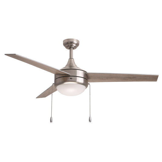Maxim Lighting Trio 2Lt 17.5" Indoor Ceiling Fan/Pull Chain, Nickel