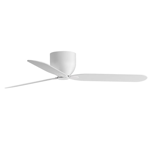 Maxim Lighting Lowell 52" 3-Blade Hugger Fan, Matte White