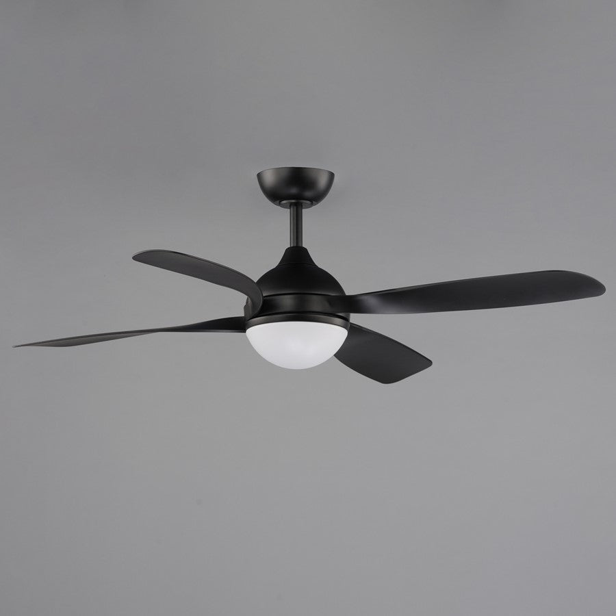 Maxim Lighting Bola 1 Light Indoor Ceiling Fan, Black