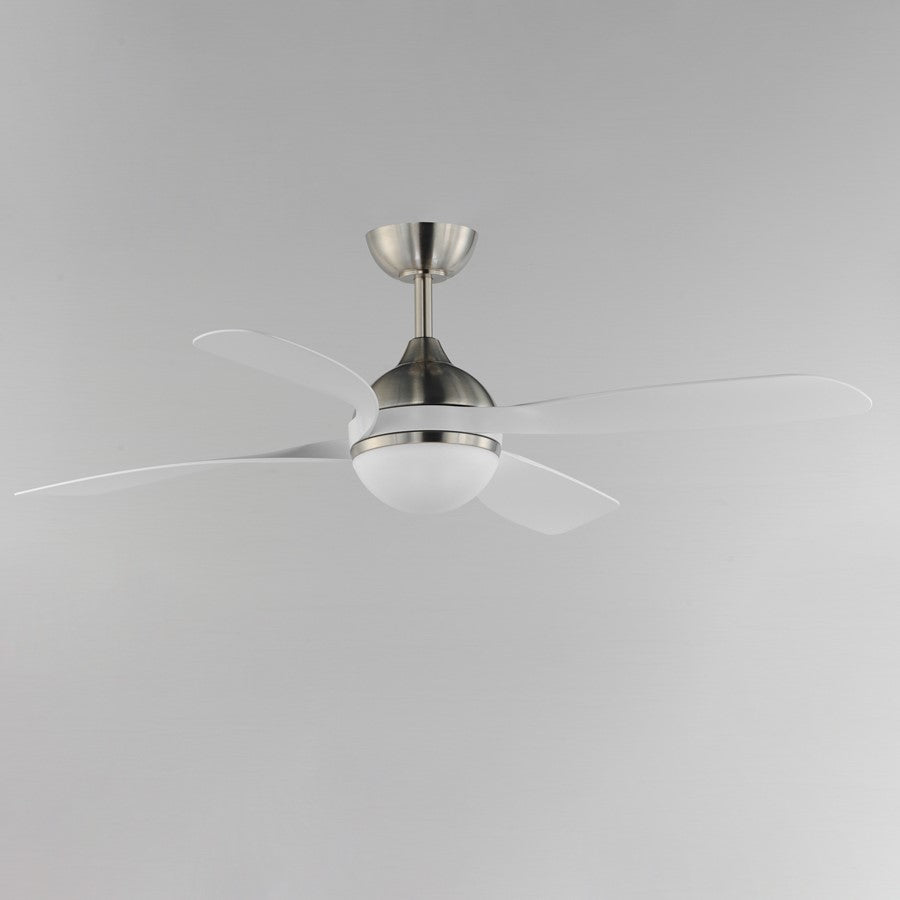 Maxim Lighting Bola 1 Light Indoor Ceiling Fan, Satin Nickel