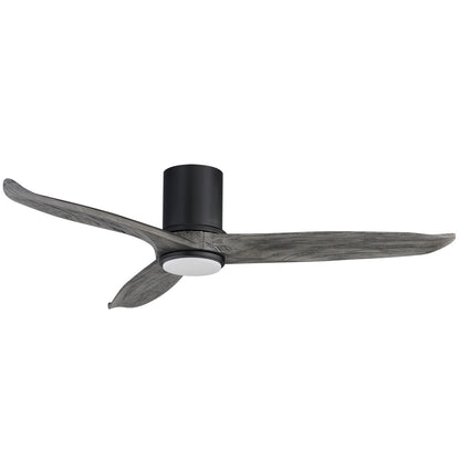 Maxim Lighting Woodwind 1Lt 10.5" Ceiling Fan, Blk/Grey/Wht