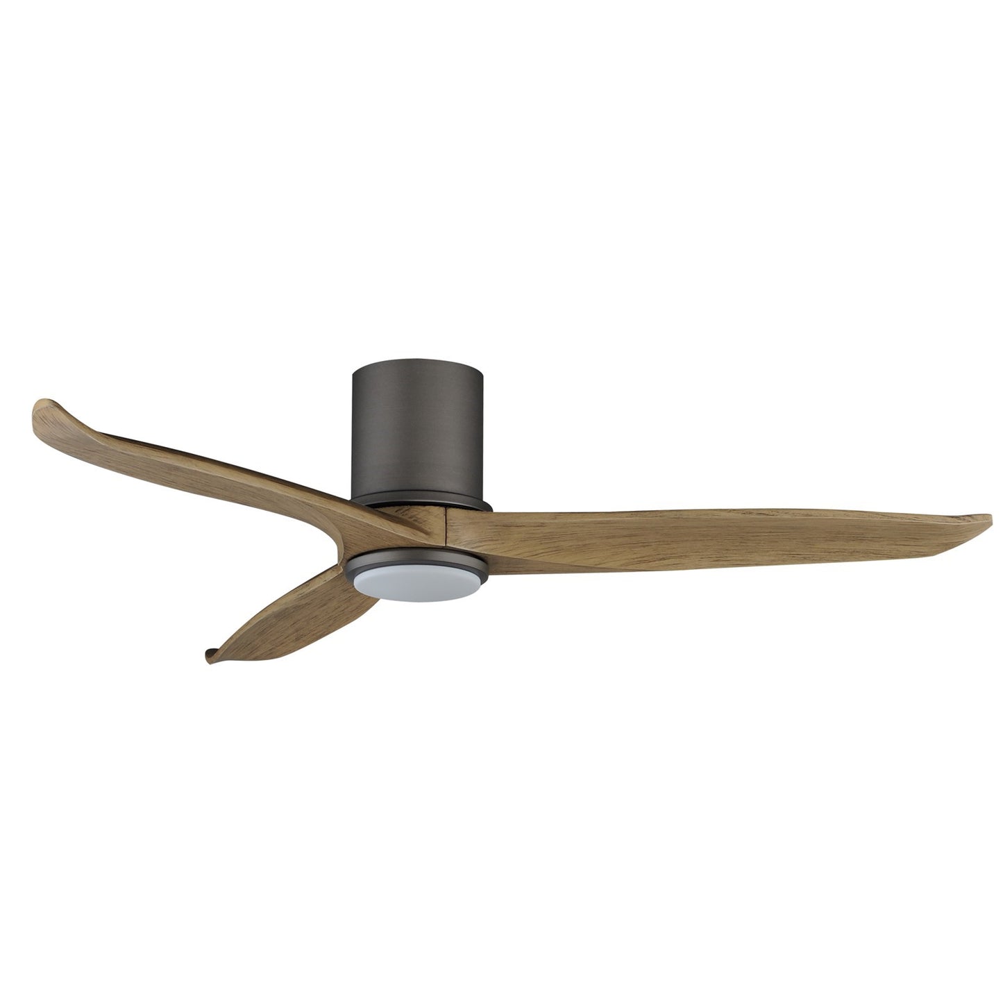 Maxim Lighting Woodwind 1Lt 10.5" Ceiling Fan, Charcoal Bronze/Wht