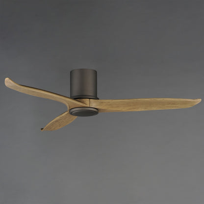 Maxim Lighting Woodwind 1Lt 10.5" Ceiling Fan, Charcoal Bronze/Wht