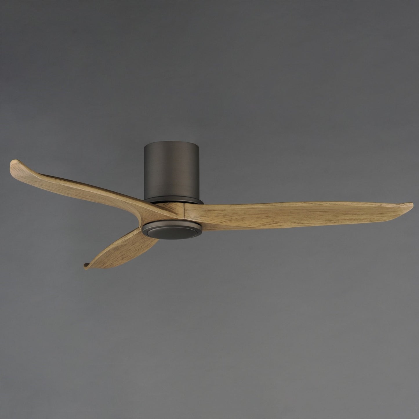 Maxim Lighting Woodwind 1Lt 10.5" Ceiling Fan, Charcoal Bronze/Wht