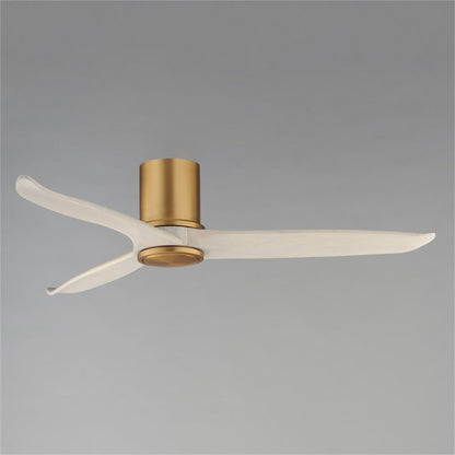 Maxim Lighting Woodwind 1Lt 10.5" Indoor Ceiling Fan, Brs/Wht