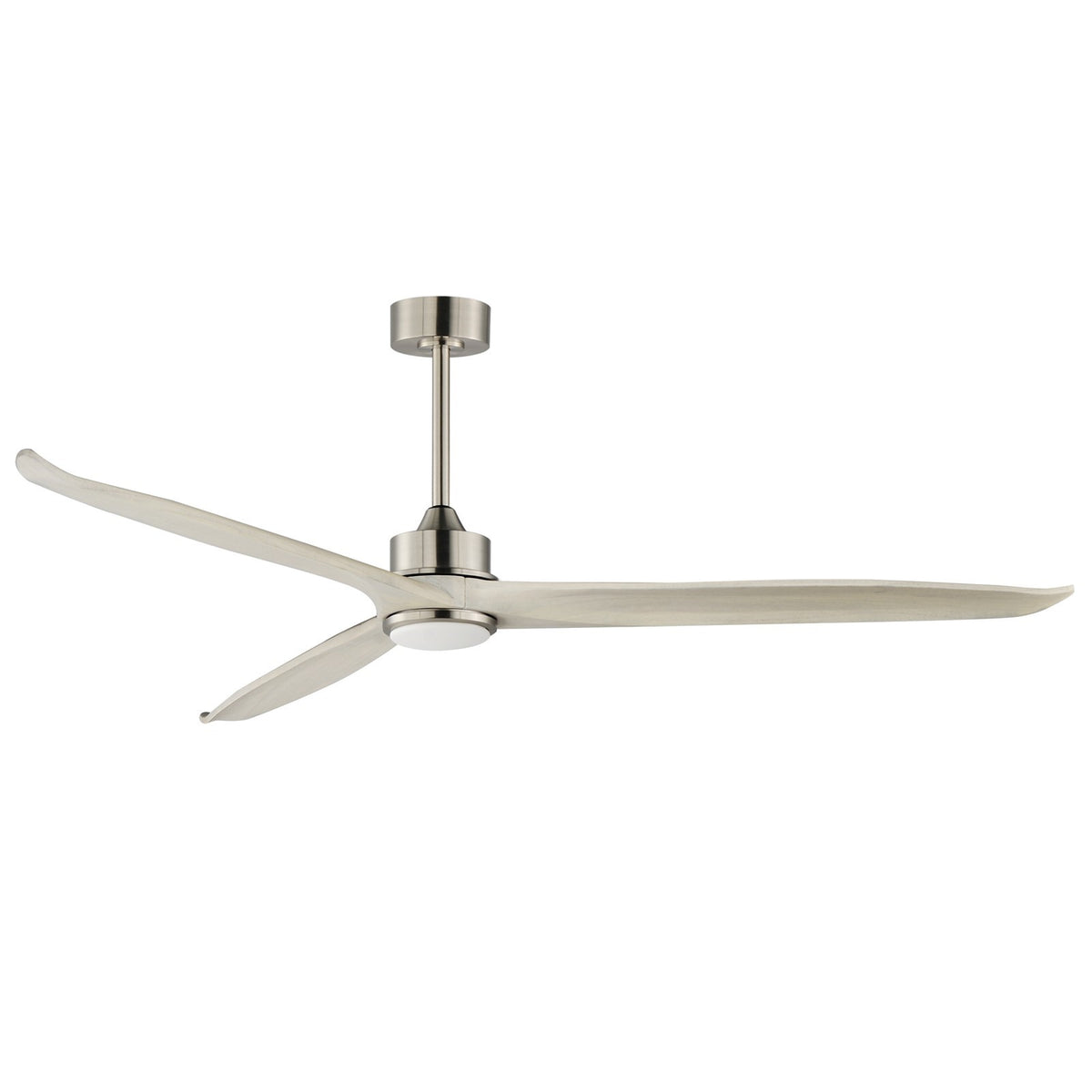 Maxim Lighting Woodwind 1Lt 72" Indoor Ceiling Fan, Nickel/White