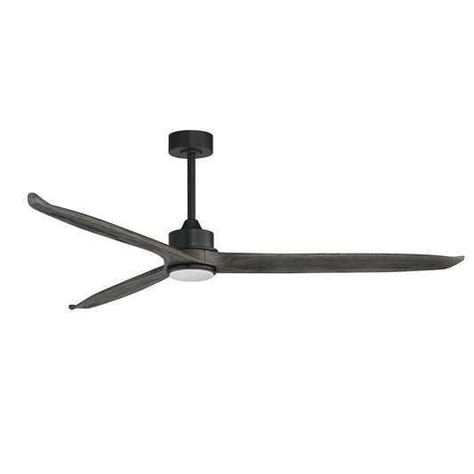 Maxim Lighting Woodwind 1Lt 72" Indoor Ceiling Fan, Black/White