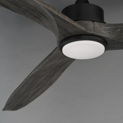 Maxim Lighting Woodwind 1Lt 72" Indoor Ceiling Fan, Black/White