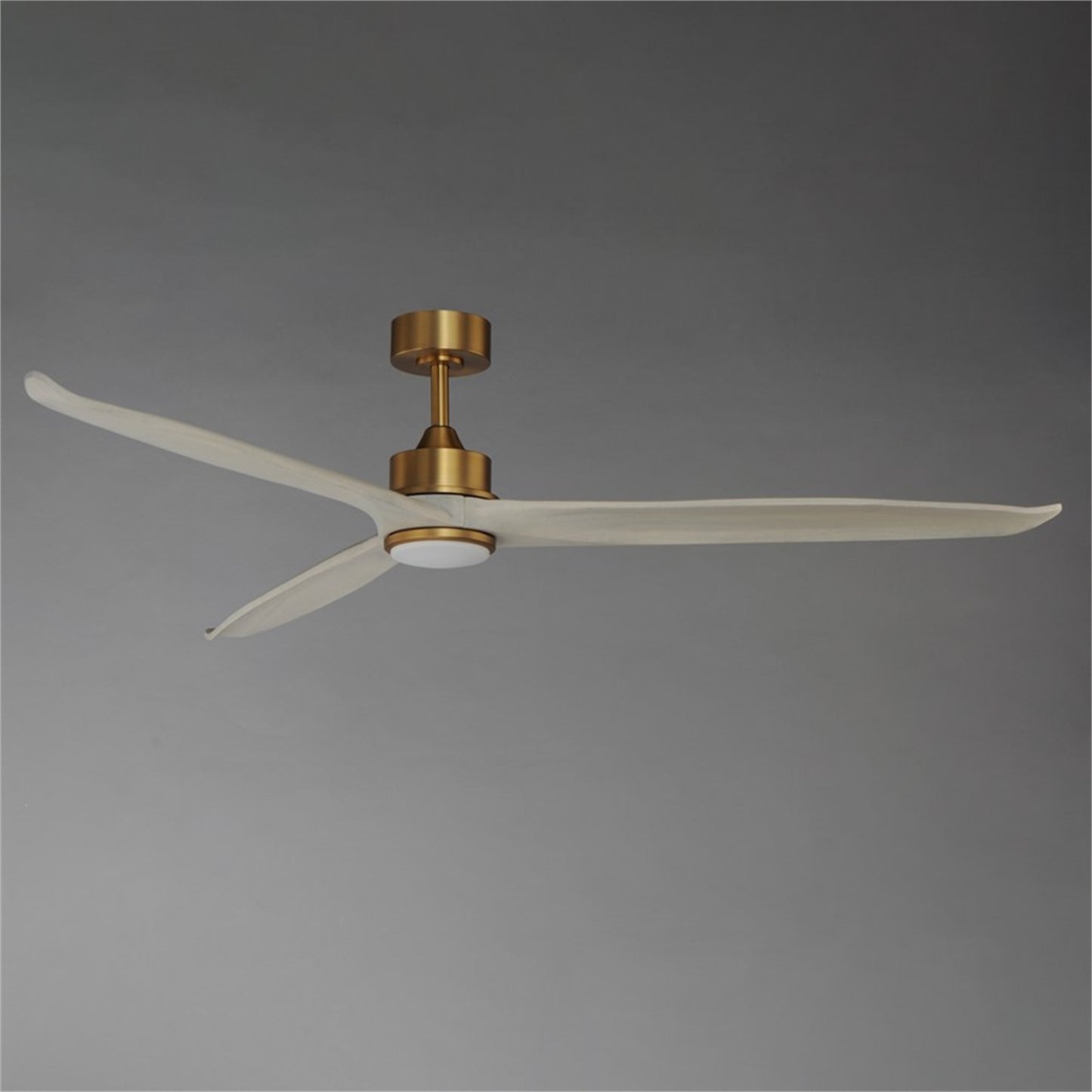 Maxim Lighting Woodwind 1Lt 72" Indoor Ceiling Fan, Brass/White