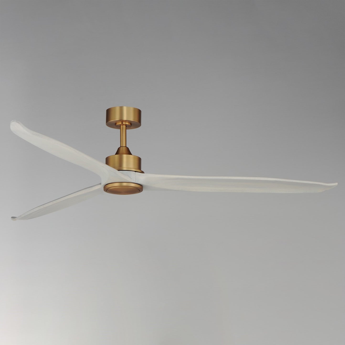 Maxim Lighting Woodwind 1Lt 72" Indoor Ceiling Fan, Brass/White