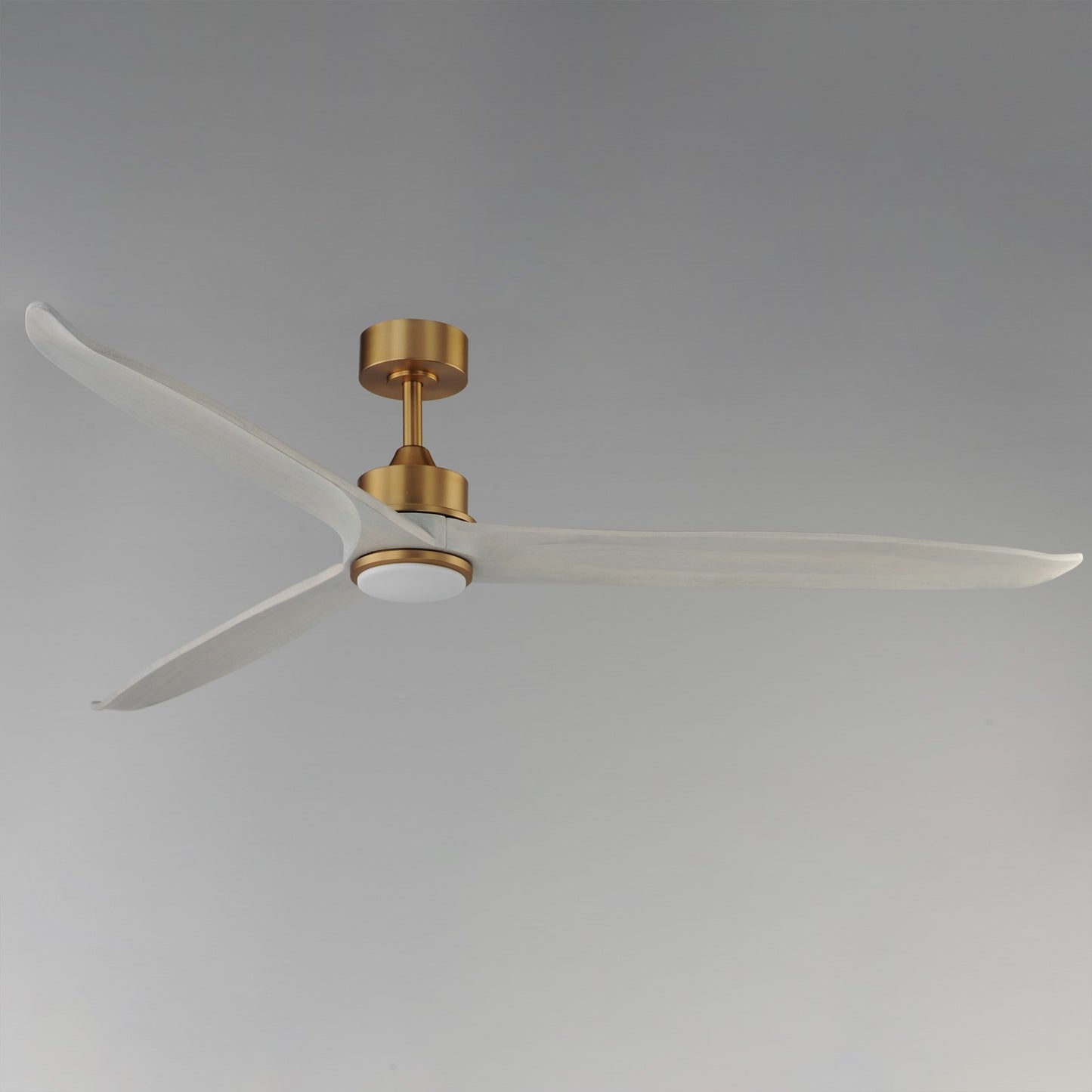 Maxim Lighting Woodwind 1Lt 72" Indoor Ceiling Fan, Brass/White