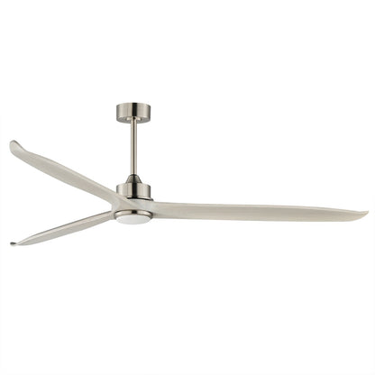 Maxim Lighting Woodwind 1Lt 80" Indoor Ceiling Fan, Satin Nickel