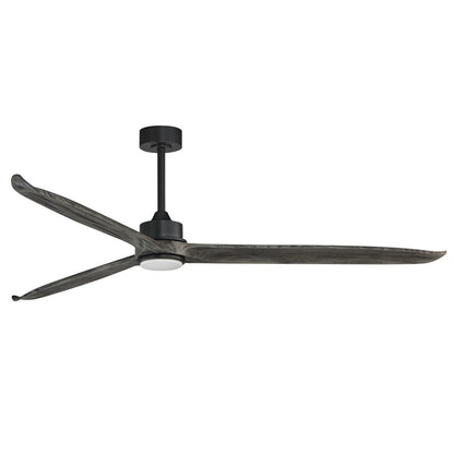 Maxim Lighting Woodwind 1Lt 80" Indoor Ceiling Fan, Black/White - 88834WTBKGWD