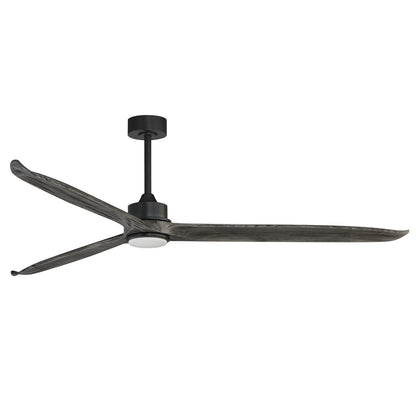 Maxim Lighting Woodwind 1Lt 80" Indoor Ceiling Fan, Black/White