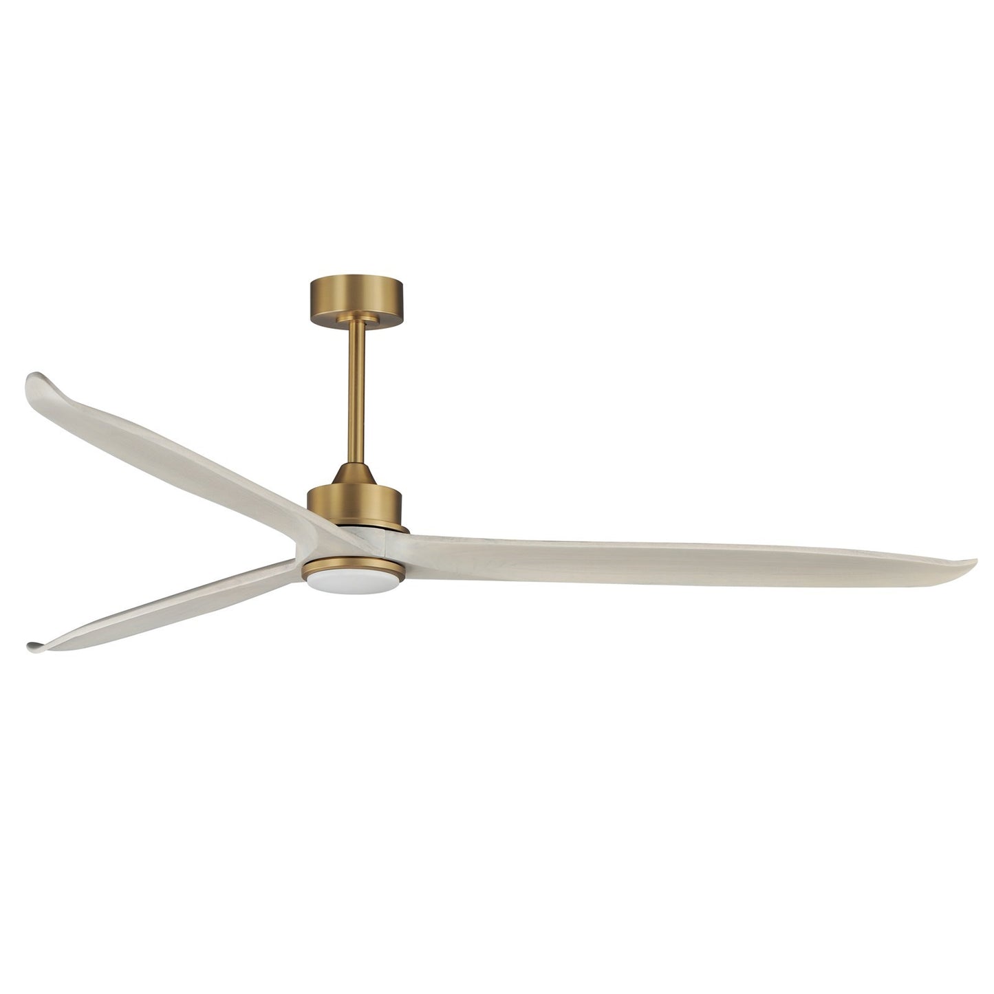 Maxim Lighting Woodwind 1Lt 80" Indoor Ceiling Fan, Brass/White