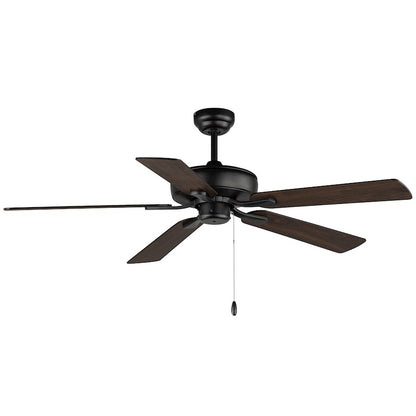 Maxim Lighting 52" Super Max Ceiling Fan Black, Black