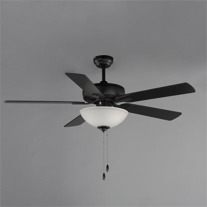 Maxim Lighting Super-Max 2Lt 20" Indoor Ceiling Fan, Black/White