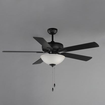 Maxim Lighting Super-Max 2Lt 20" Indoor Ceiling Fan, Black/White