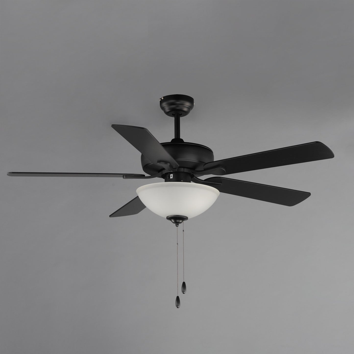 Maxim Lighting Super-Max 2Lt 20" Indoor Ceiling Fan, Black/White