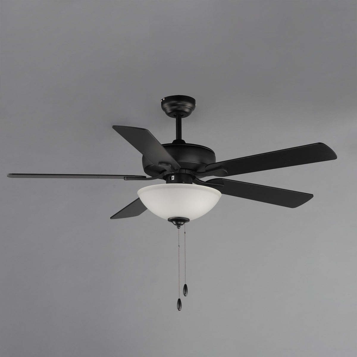 Maxim Lighting Super-Max 2Lt 20" Indoor Ceiling Fan, Black/White