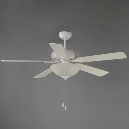 Maxim Lighting Super-Max 2Lt 20" Indoor Ceiling Fan, Matte Wht/Wht