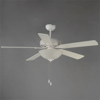 Maxim Lighting Super-Max 2Lt 20" Indoor Ceiling Fan, Matte Wht/Wht