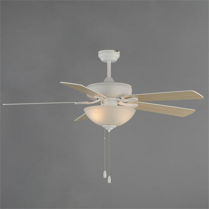 Maxim Lighting Super-Max 2Lt 20" Indoor Ceiling Fan, Matte Wht/Wht