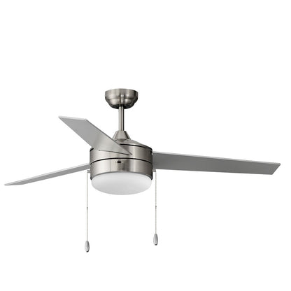 Maxim Lighting Trio 2Lt 52" 3-Bd Hugger Fan/Pull Chain