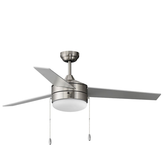 Maxim Lighting Trio 2Lt 52" 3-Bd Hugger Fan/Pull Chain