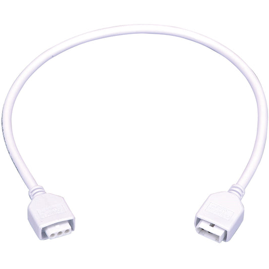 Maxim CounterMax MXInterLink5 18in Connecting Cord | White Finish | Under Cabinet Lighting Accessory | 18in L | Model 89952WT
