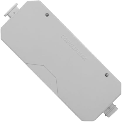 Maxim Lighting CounterMax MXInterLink5 6.5in Direct Wire Box | White Builder Grade | Under Cabinet Lighting Connector | Model 89958WT