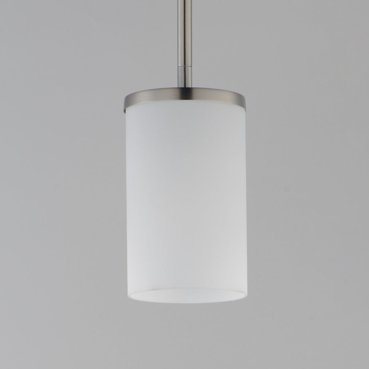 Maxim Lighting Lateral 1Lt 7" Single Pendant, Nickel/White