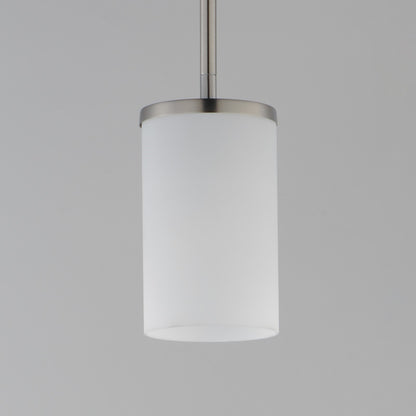 Maxim Lighting Lateral 1Lt 7" Single Pendant, Nickel/White