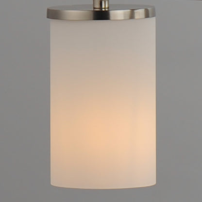 Maxim Lighting Lateral 1Lt 7" Single Pendant, Nickel/White