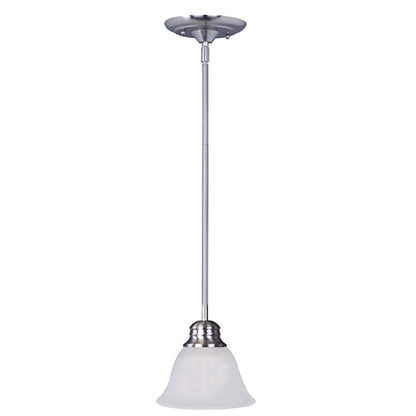1 Light Mini Pendant, Satin Nickel