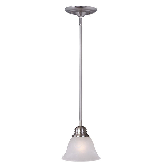 1 Light Mini Pendant, Satin Nickel