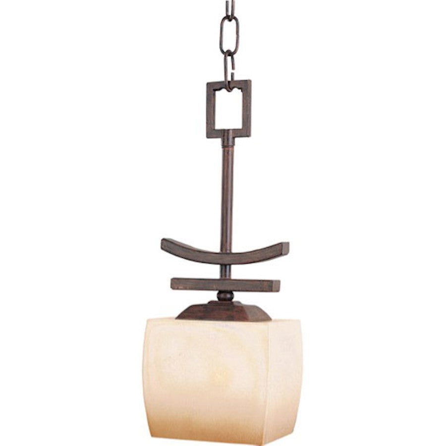 Maxim Asiana 1-Light Mini Pendant Roasted Chestnut