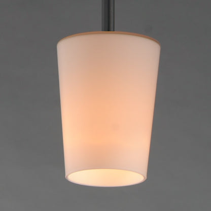 Maxim Lighting Durham 1 Light 10.5" Single Pendant, Black/White